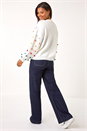 Multi  Bobble Detail Knit Jumper, Image 3 of 5