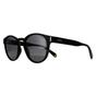 Black Polaroid Black Round Black Grey Polarized Sunglasses, Image 2 of 4