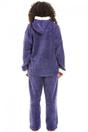 Navy Camille Lingerie Navy Supersoft Hooded Pyjama Set, Image 3 of 5