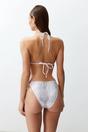 Multi Snake Print Triangle Bikini Set with Tie Side, Image 3 of 3