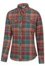 Dark Orange Willow Flannel Shirt, Image 3 of 4