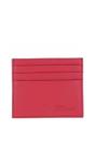 Raspberry Real Leather Card Holder & Key Ring Gift Set, Image 3 of 5