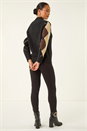 Black Petite Agryle Knit Jumper, Image 3 of 5