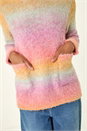 Orange Ombre Stripe Knit Jumper, Image 5 of 5