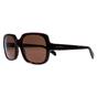 Brown Square Shiny Havana Dark Brown EA4195, Image 2 of 5