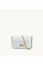 Silver The Maisie Mini Silver Leather Bag, Image 8 of 8