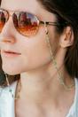 White Daisy Floral Reading Glasses Chain, Image 3 of 3