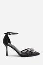 Black 'Abia' Wide Fit High Heel With Pointed Toe, Image 2 of 4