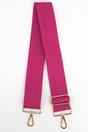 Fuchsia Sarta Fuchsia Plain Woven Wide Bag Strap, Image 1 of 4