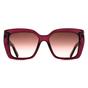 Pink Salvatore Ferragamo Pink Square Transparent Cyclamen Brown Gradient SF1042S, Image 1 of 3