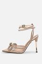 Silver Midnight Clear Perspex Pointed Toe High Heels, Image 1 of 4