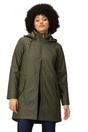 Khaki Fantine Baffled Padded Jacket, Image 4 of 6