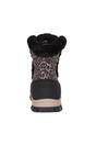 Black Ohio Leopard Print Thermal Snow Boots, Image 2 of 6