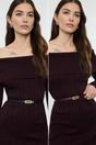 Multi WOVCOR Multi Double Pack Rectangular Buckle Women's Belt, Image 1 of 3