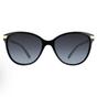 Black Cat Eye Black With Gold Detailing Grey Gradient BE4216 Sunglasses, Image 1 of 7