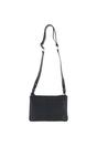 Black Ashwood Leather Black 'Squisita' Two Sections Real Leather Shoulder Bag, Image 3 of 4