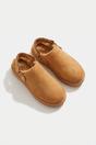 Camel Niraya Faux Suede Slingback Mule Sandals With Cuff Strap, Image 4 of 8