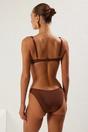 Brown Underwired Balconette  Bikini Set, Image 4 of 4