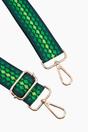 Green Spotted Woven Wide Bag Strap, Image 2 of 4