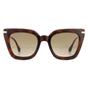 Brown Jimmy Choo Brown Square Glitter Havana Brown Gradient Sunglasses, Image 1 of 6