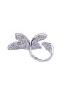 Silver Silver Butterfly Ring - Free-Size, Image 4 of 6