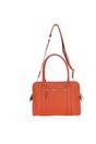 Orange 'Cuore di Cuoio' 3 Section Large Leather Handbag, Image 4 of 4
