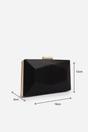 Black Oceane Embellished Evening Clutch, Image 6 of 7