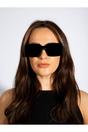 Black Oversized Square Frame in Black, Image 4 of 5