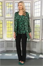 Emerald Julianna Floral Hanky Hem Chiffon Jacket, Image 2 of 5