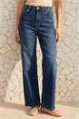 Denim Wide Leg Stretch Jean, Image 2 of 4