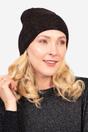 Bronze Glitter Knitted Winter Beanie Hat, Image 1 of 2