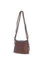 Brown 'Bristol' Real Leather Crossbody Bag, Image 5 of 5