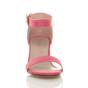Coral AJVANI Coral Mid Block Heel Ankle Strap Sandals, Image 6 of 6