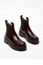 Red Womens Soft Chelsea Ankle Boots-MEDI789, Image 2 of 5