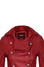 Red Womens Gothic Victorian Coat-Accra, Image 4 of 4
