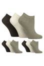Grey 9 Pack Trainer Cotton Socks, Image 1 of 2