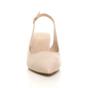 Natural Mid Heel Slingback Pointed Toe Court Shoes, Image 6 of 6