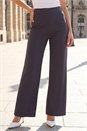 Dark Grey Petite Wide Leg Trouser, Image 2 of 4