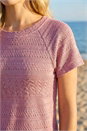 Rose Crochet Knit Top, Image 4 of 4