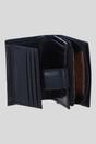 Black Real Leather RFID Protected Trifold Purse, Image 3 of 4