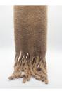 Beige Knitted Scarf With Tassels, Image 1 of 2
