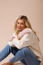 Pink Soft Knit Mittens, Image 3 of 4