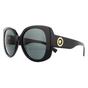 Black Versace Black Square Black Dark Grey Sunglasses, Image 2 of 4