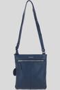 Navy 'Doriana' Real Leather Crossbody Bag, Image 4 of 5
