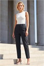 Charcoal Straight Leg Angela Stretch Trousers, Image 1 of 4