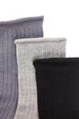 Multi Three Pack Cotton Socks, Image 1 of 5