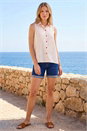 Red Polka Dot Button Up Blouse, Image 2 of 4
