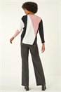 PINK Colour Block Sequin Knit Jumper, Image 3 of 5