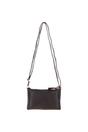 Dark Brown Genuine Leather Crossbody Bag, Image 5 of 6