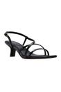 Black Lendacan Strappy Kitten Heel Sandals, Image 4 of 4